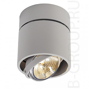 Накладные светильникиCARDAMOD SURFACE ROUND QRB SINGLE светильник накладной для лампы QRB111 75Вт макс., серебристый