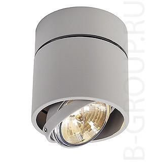 Накладные светильникиCARDAMOD SURFACE ROUND QRB SINGLE светильник накладной для лампы QRB111 75Вт макс., серебристый