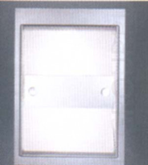 Светильник встраиваемый арматура серая защитное стекло под лампу 1x QT DE12 100W