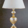 Лампа настольная цвет позолота посеребрение под лампу 1x A60 60W Н 50 см