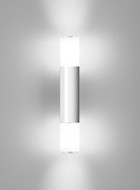 Светильник настенный цвет арматуры белый цвет стекл белый матовый под лампу 2xQT32 75W