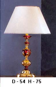 Лампа настольная цвет позолота махагон под лампу 1хD45 E27 60W Н 63мм