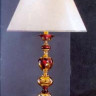 Лампа настольная цвет позолота махагон под лампу 1хD45 E27 60W Н 63мм