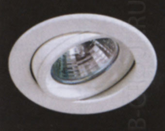 Светильник потолочный встроенный качающийся арматура хром под лампу 1 QR CBC51 GX5 3 50W