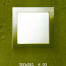 Светильник настенно потолочный цвет арматуры матовый алюиминий под лампу 1хTC TEL 42W IP65