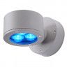 Светильники прожекторы для фасадов, цвет: каменно-серый, под лампу Microlynx 230V 6 Watt, IP 44