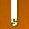 Светильник настенный цвет арматуры хром цвет стекла белый матовый под лампу 1хQT 26 40W