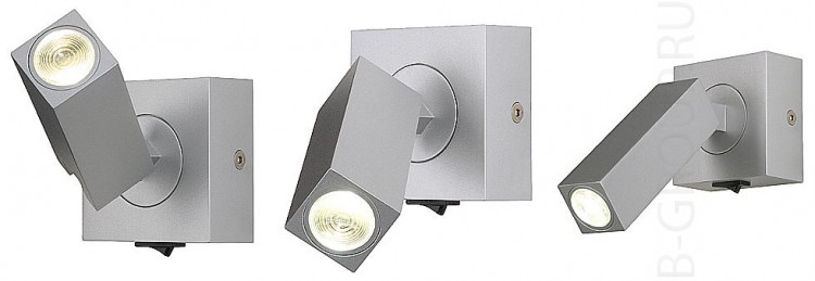 Светильник настенный на светодиодах Power LED 3 Watt. Материал - алюминий. Цвет светодиодов: белый и теплый белый