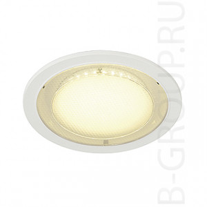 Встраиваемые светодиодные светильники ECO LED ROUND светильник встраиваемый с блоком питания и 70 LED 7,5 Вт, 3000K, 500Лм, белый