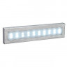 Настенно-потолочный накладной светильник на светодиодах цвет белый и голубой. Светодиоды: 20 LED 1,8 Watt. IP 23. Арматура - алюминий.