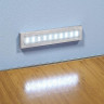 Настенно-потолочный накладной светильник на светодиодах цвет белый и голубой. Светодиоды: 20 LED 1,8 Watt. IP 23. Арматура - алюминий.