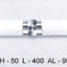 Светильник настенный арматура матовый никель плафон опаловое стекло под лампу 2х QT26 40W IP44