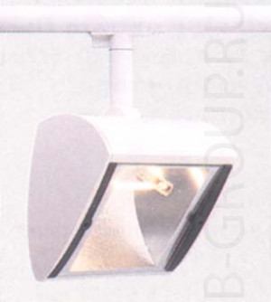 Светильник асимметричного светораспределения разъем Mi Pi арматура белая под лампу 1хQT DE12 300W
