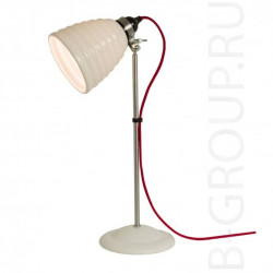 Настольная лампа Original BTC, HECTOR BIBENDUM, White with Red Cable, арт. FT491BW