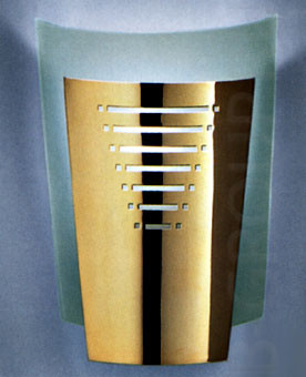 Светильник настенный цвет арматуры латунь матовая под лампу 1хА60 Е27 75W