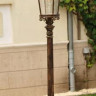 Уличные светильники Robers - цвет арматуры патина, цвет стекла Antika, под лампу 1xE27 75W. H - 2080.