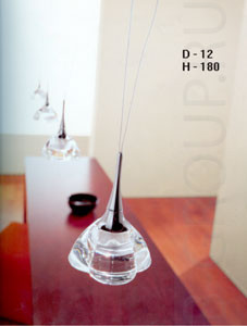 Светильник подвесной арматура хром цвет стекла прозрачный под лампу 1хGY6 35 35W