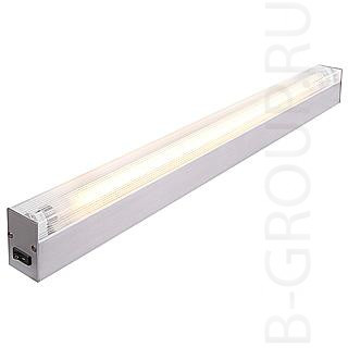 Настенно-потолочный светильник под лампу 1хG5 230V 24 Watt. Арматура - алюминий или серая