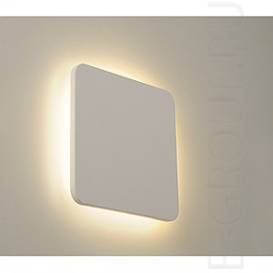 Светодиодные настенно-потолочные светильникиPLASTRA SQUARE светильник накладной с 48 LED, 3000K, 715lm, белый гипс