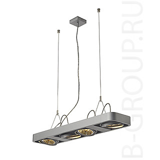 Светильники подвесныеAIXLIGHT&reg; R2 LONG QRB111 светильник подвесной с ЭПН для 4-x ламп QRB111 по 50Вт макс., серебристый