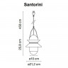 подвесной светильник MARSET  A654-003 SANTORINI