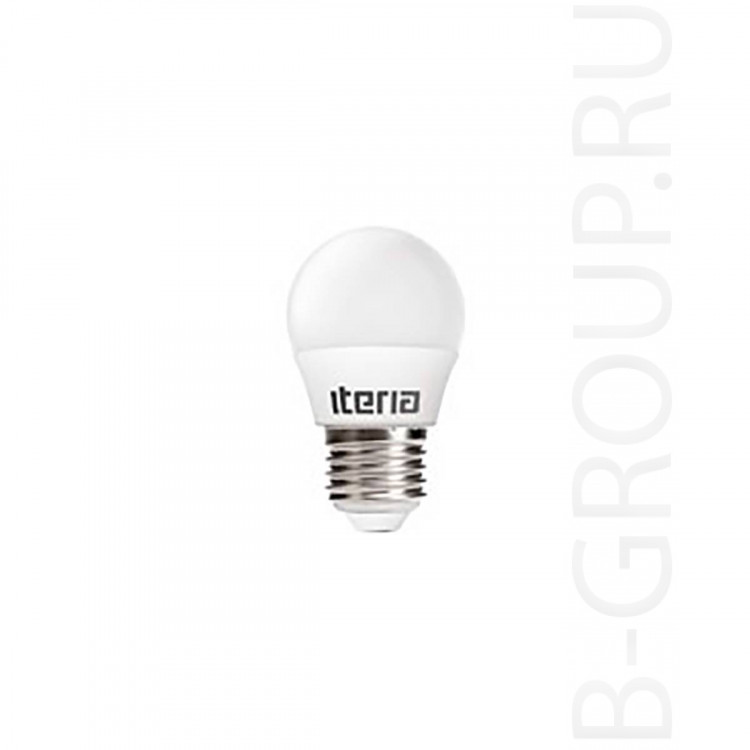 Лампа Iteria Шар 6W 4100K E27 матовая, арт.803008
