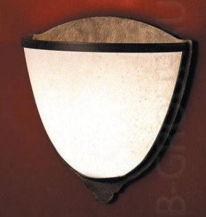 Настенный светильник кованый цвет арматуры патина под лампу 1хЕ27 75W. Высота - 335, ширина - 310, расстояние от стены - 170