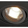 Светильник встраиваемый квадратный NEW TRIA GU10 SQUARE PLT, матовый черный
