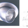 Светильник встроенный выдвижной хром под лампу QR CBC51 GX5 3 50W