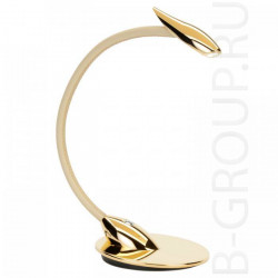 Настольная лампа Beadlight, MAESTRO, gold plated with beige leather, арт. BE/MAE/TB/GL/PL/BE