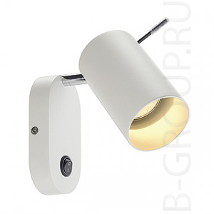 Настенные светильники ASTO TUBE светильник настенный с выключателем для лампы GU10 50Вт макс., белый