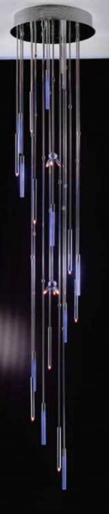 Подвесной светильник для лестниц Orion 220-DLU 2375/60/9+9/chrome