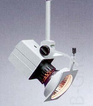 Светильник поворотный арматура белая под лампу 1х PAR20 50W