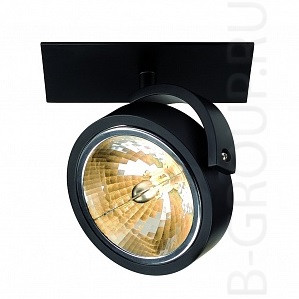 Встраиваемые потолочные светильники KALU RECESSED 1 светильник встраиваемый для лампы QRB111 50Вт макс., матовый черный