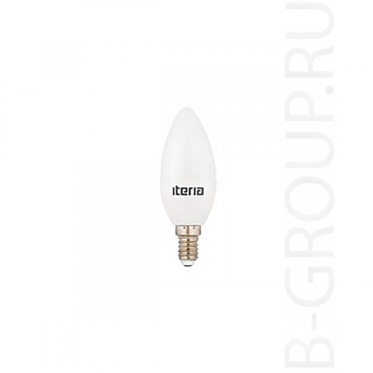 Лампа Iteria Свеча 6W 2700K E14 матовая, арт.802005