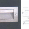 Лестничный светильник цвет арматуры сталь под лампу 3xG4 QT9 20W
