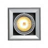 Встраиваемые светильникиAIXLIGHT&reg;, MOD 1 QRB111 светильник встраиваемый для лампы QRB111 50Вт макс., серебристый / черный