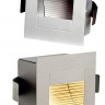 Встраиваемые светильники для подсветки лестниц, SLVFRAME CURVE светильник встраиваемый для лампы G4 10Вт макс., серый
