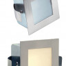 Светильники для подсветки. SLV By MarbelFRAME светильник встраиваемый для лампы G4 20Вт макс., серый металлик