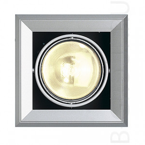 Светильники встраиваемые потолочныеAIXLIGHT&reg;, MOD 1 ES111 светильник встраиваемый для лампы ES111 75Вт макс., серебристый / черный