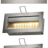 Встраиваемые в стену светильники для подсветки ступенек, лестниц и т.д. SLVDOWNUNDER RCL 101 светильник встраиваемый с10-ю белыми светодиодами, сталь