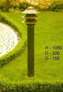 Светильник уличный садово-парковый цвет арматуры патина цвет стекла Z 527 KLAR под лампу 1xE27 60W