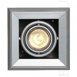 Светильники встраиваемыеAIXLIGHT&reg;, MOD 1 GU10 светильник встраиваемый для лампы GU10 50Вт макс., серебристый / черный