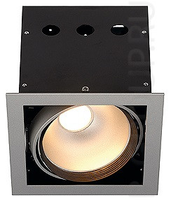 Светильники встраиваемые AIXLIGHT&reg; PRO, LED DISC MODULE, 14.5Вт, 50&deg;, 2700K, 800lm, серебристый/ черный
