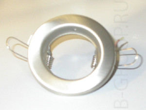 Светильник встроенный арматура никель матовый под лампу 1xQR CBC51 GU5 3 50W