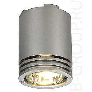 Накладной потолочный светильник под лампу 1хGU10 230V max 50 Watt. Арматура серая