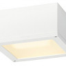 Уличный потолочный светильник для освещения открытых или частично открытых помещений SLVbyMARBEL, цвет белый, подключается непосредственно к сети 230 вольт, класс защиты IP44