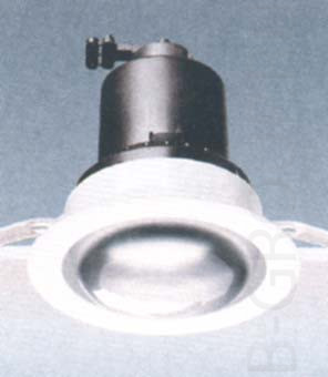 Светильник встраиваемый арматура белая IP23 под лампу 1xR80 75W