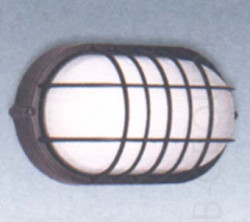 Светильник настенный антивандальныйцвет черный под лампу 1xА60 Е27 75W IP54