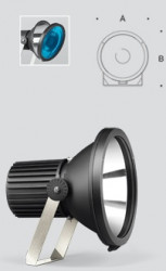 Прожектор Begaс HID лампой, влагозащищённый, изготовлен из литого алюминия, отражатель из анодированного алюминия, класс защиты: IP67 Click product # for details